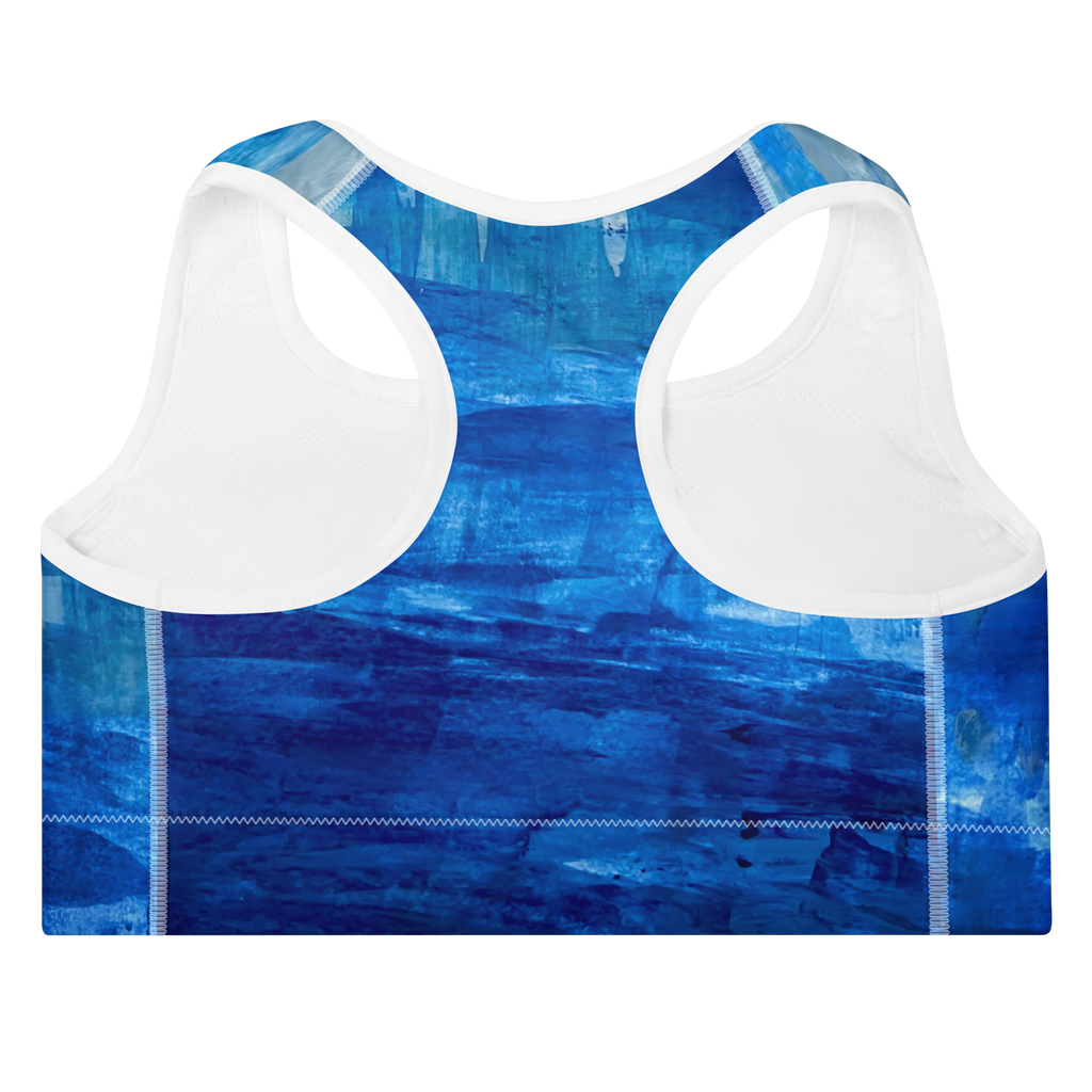 Padded Sports Bra - Blue Valley