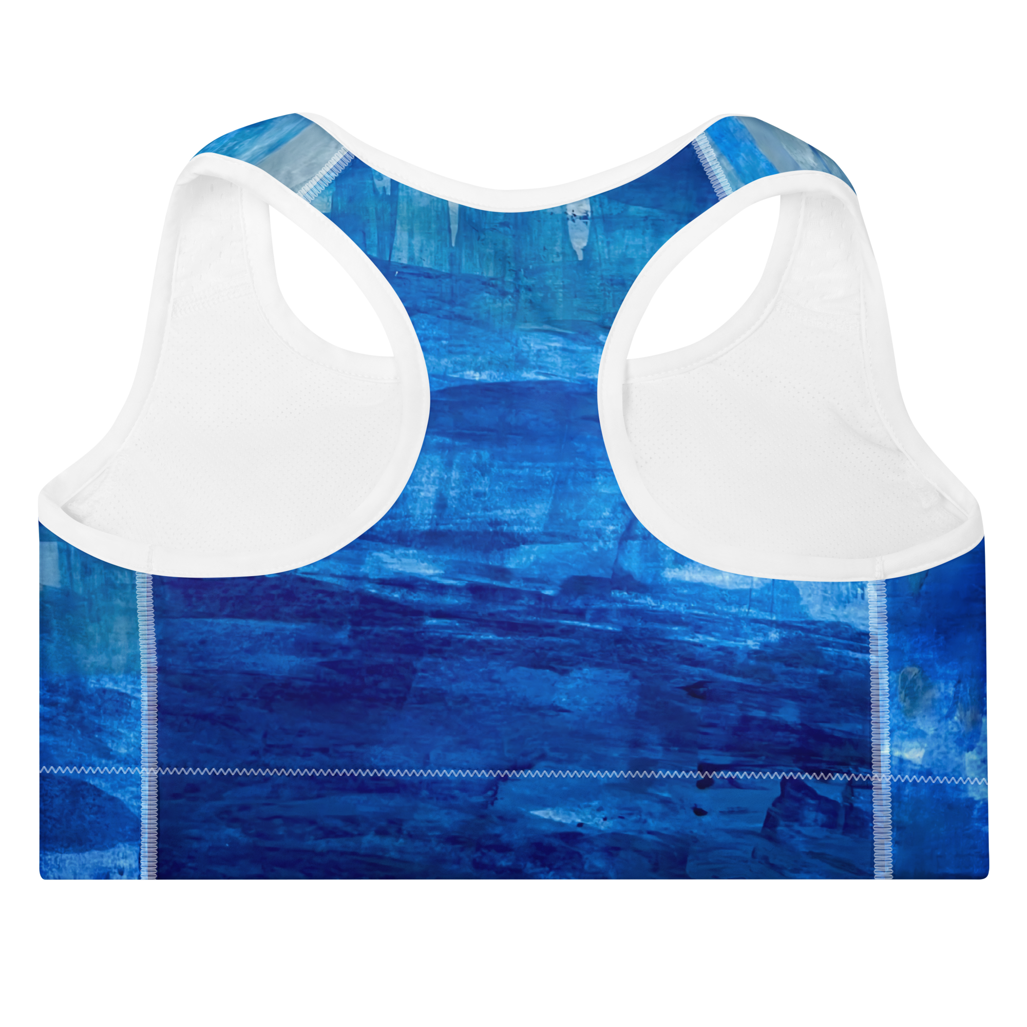 Padded Sports Bra - Blue Valley